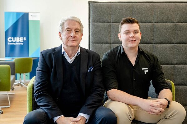 Uli Vinkelau (links) und Fabian Gieshoff vereinen in ihrem Start-up jahrelange Businesserfahrung und technologische Expertise.  
