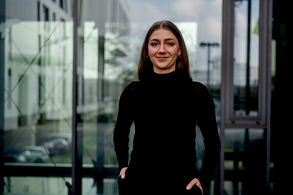 Gründerin Charlotte Knickrehm vom Start-up vocAI