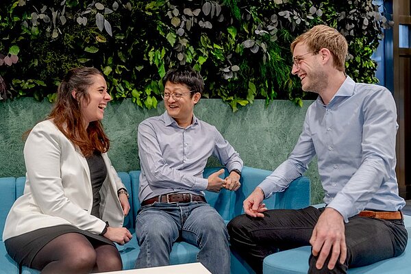 DIe drei Gründer des Start-up HoLa.
