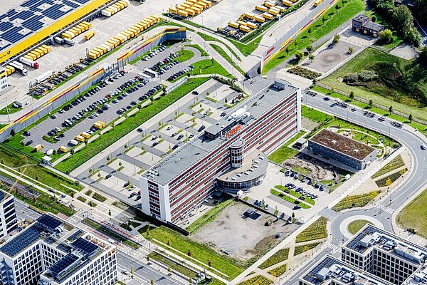 Luftaufnahme des O-Werk in Bochum.
