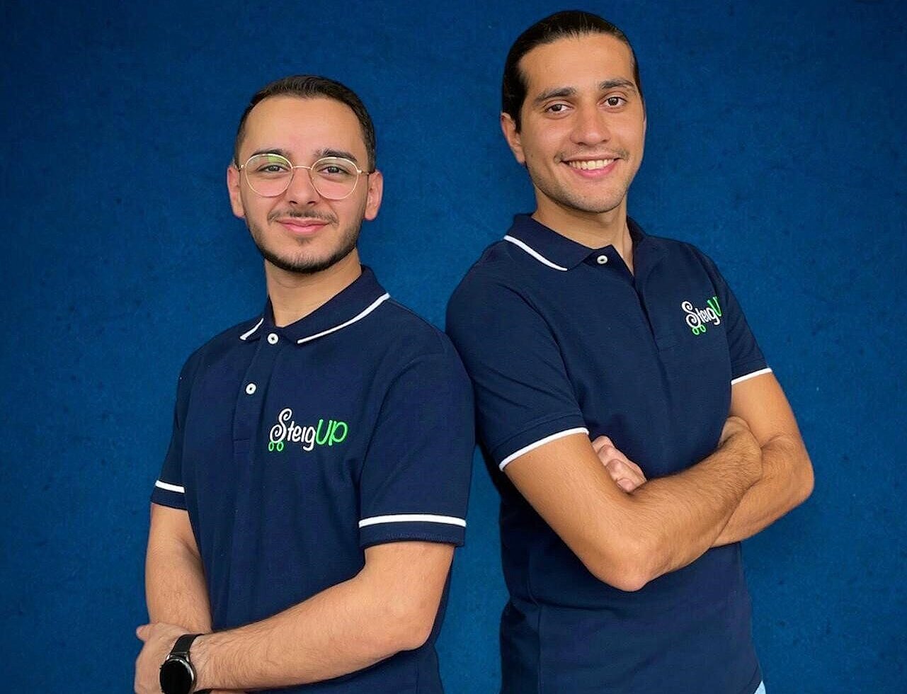 Azhar Alhamwi und Majd Sawas sind die Gründer von SteigUP.