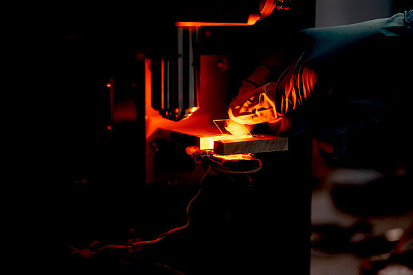 Ein Bild vom Mikro-3D-Drucker.