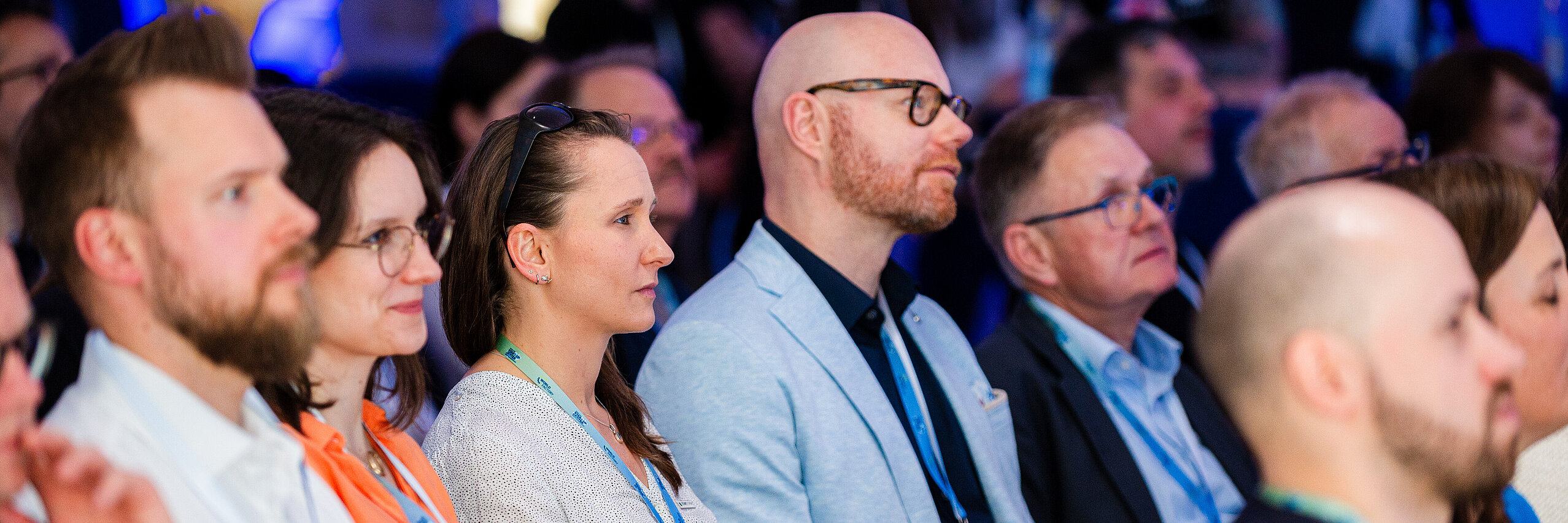 Audience at a founder seminar.