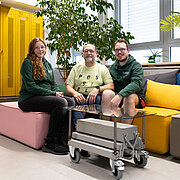 Teamfoto Start-up Flieger Artenschutz Nachhaltige Nisthilfen