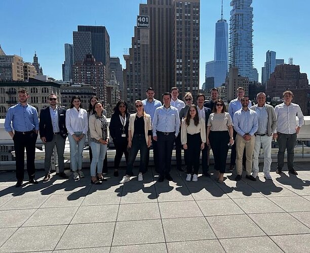 Gruppenfoto der WFI Delegation in New York