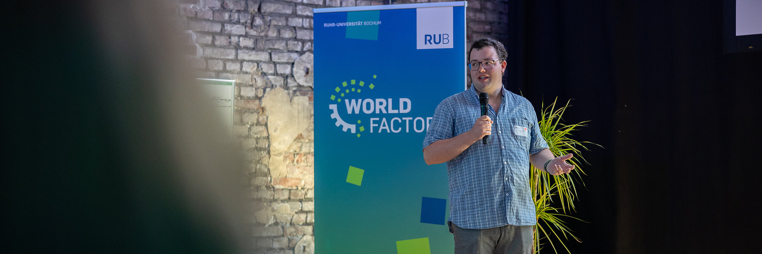 secure intellectual property Founder pitching his start-up idea.
