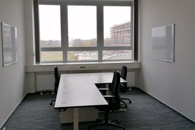 kleines Büro für Start-up Team im O-Werk