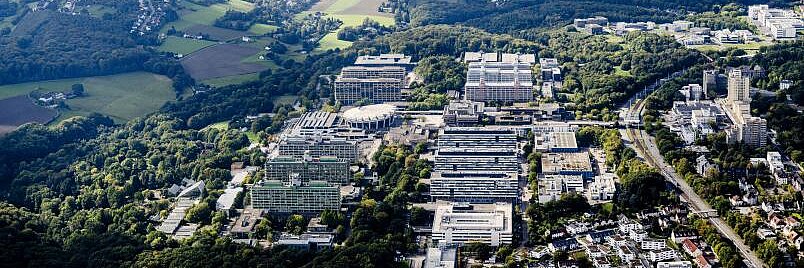 BRYCK Startup Alliance: Mit vereinten Kräften für mehr Gründungsaktivitäten Luftaufnahme des RUB-Campus