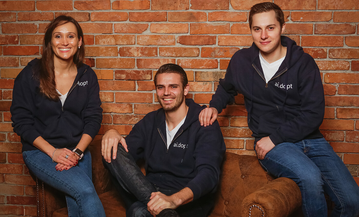 Teamfoto ai.dopt Das Team von ai.dopt