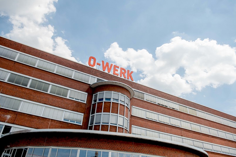 RUB Start-up Die Fassade des O-Werks in Bochum